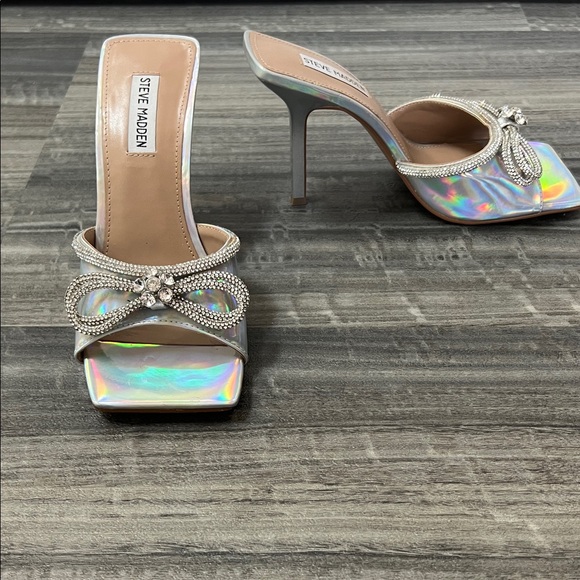 Steve Madden iridescent embellished heels 8.5 - Picture 1 of 5